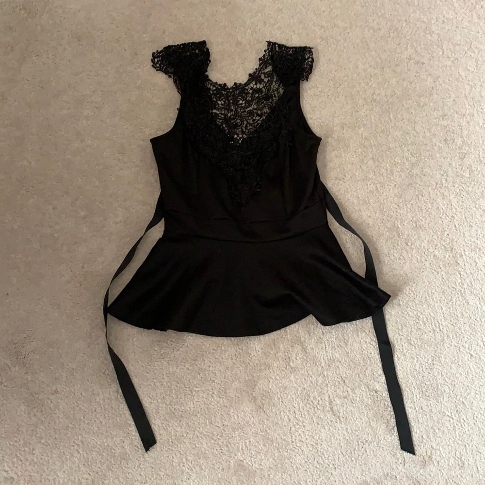 Black Lace Tank